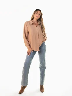 Camisa crepe fluída