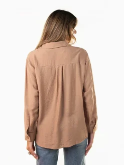 Camisa crepe fluída