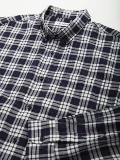 Camisa flanela azul marinho