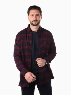 Camisa flanela xadrez com bolso