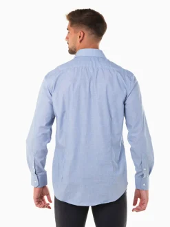 Camisa regular fit azul
