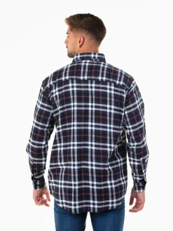 Camisa xadrez de flanela