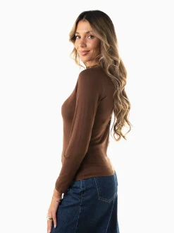 Camisola básica gola subida