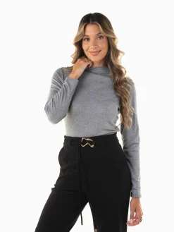 Camisola básica gola subida