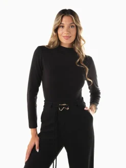 Camisola básica gola subida