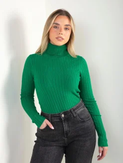 Camisola canela fina gola alta