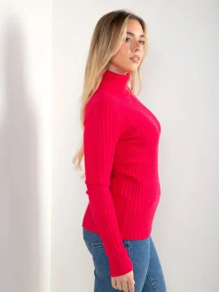 Camisola canela fina gola alta