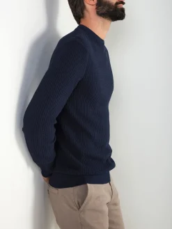 Camisola de malha com textura