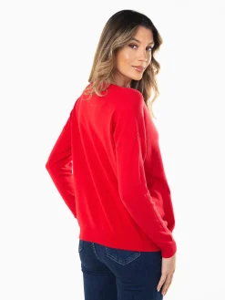 Camisola malha acabamento rolling