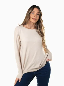 Camisola malha acabamento rolling