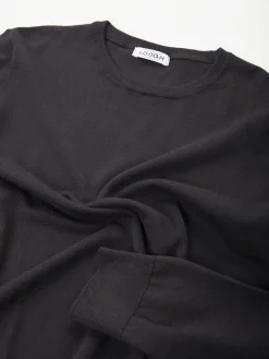 Camisola malha básica gola redonda