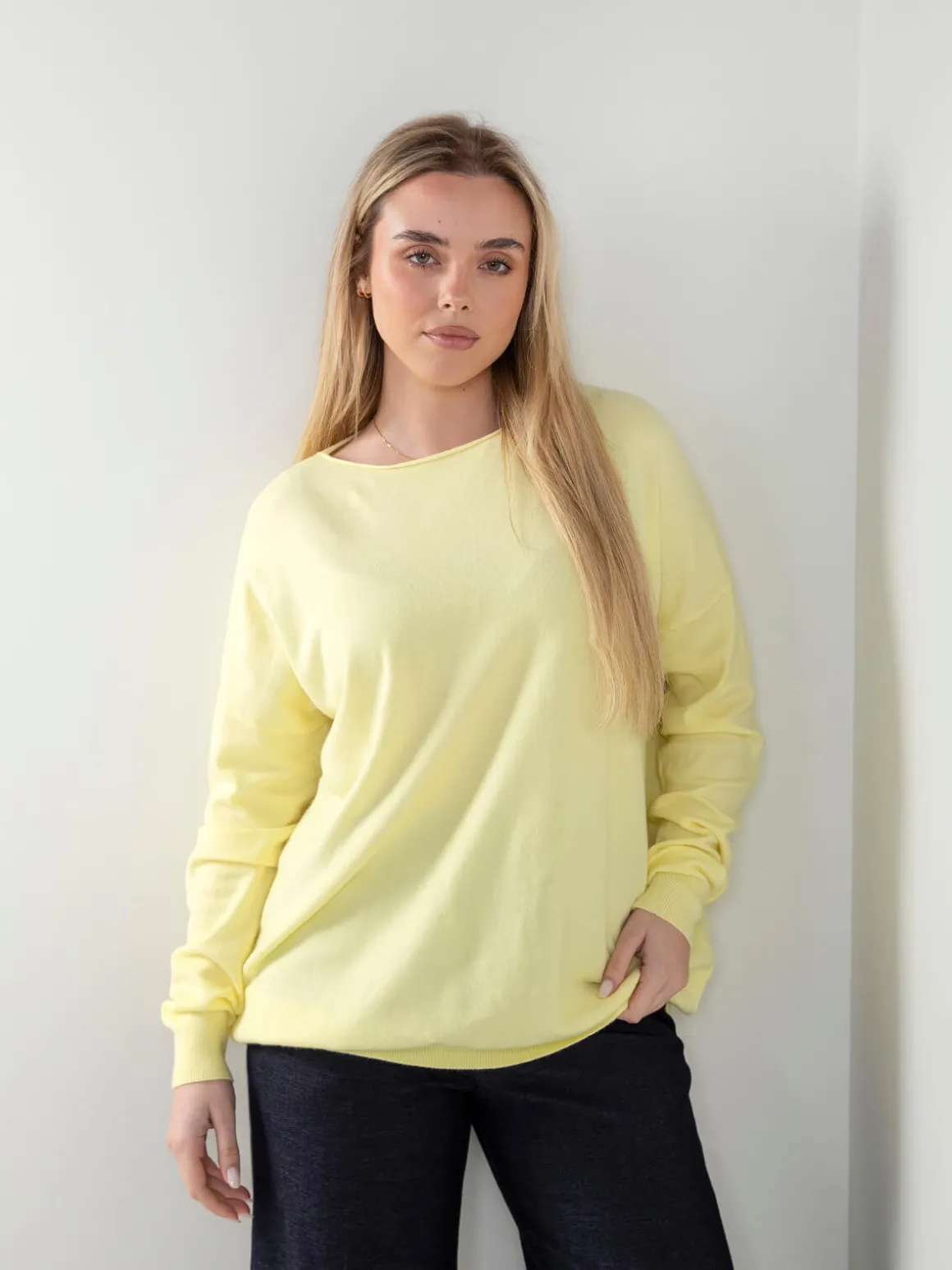 Camisola malha com acabamento rolling