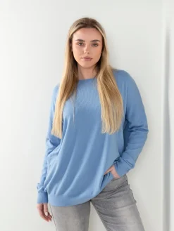 Camisola malha com acabamento rolling