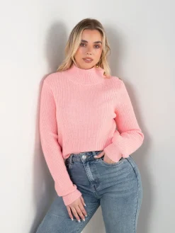 Camisola malha com botões no ombro