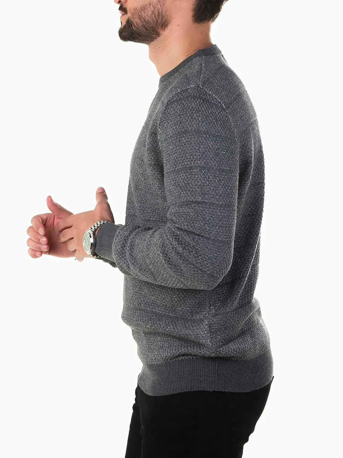 Camisola malha com estrutura