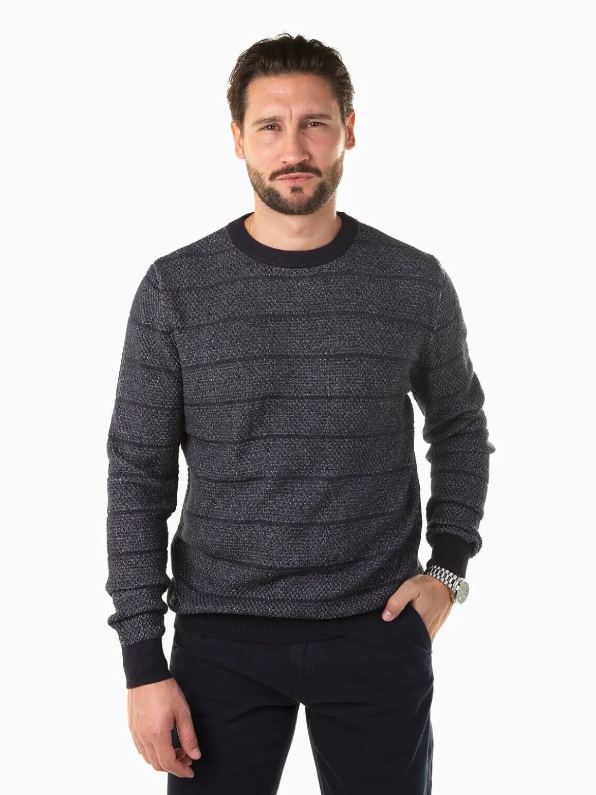 Camisola malha com estrutura