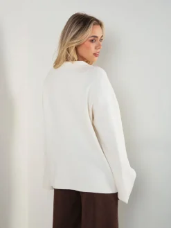 Camisola malha com gola polo