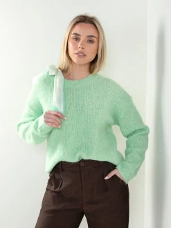 Camisola malha com lenço