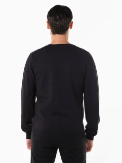 Camisola malha com micro padrão