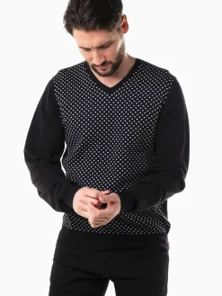 Camisola malha com micro padrão