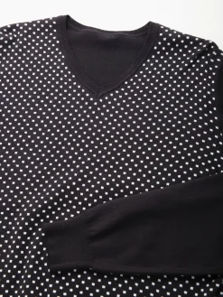 Camisola malha com micro padrão