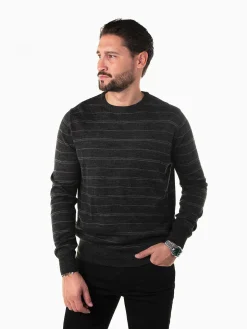 Camisola malha com riscas