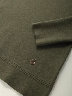 Camisola malha confortável com aplicação