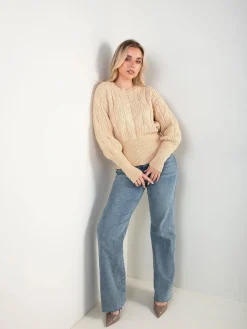 Camisola malha costas descobertas