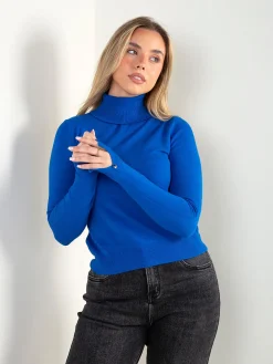 Camisola malha fina com abertura