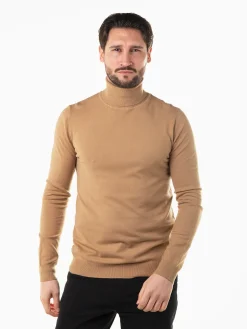 Camisola malha gola alta