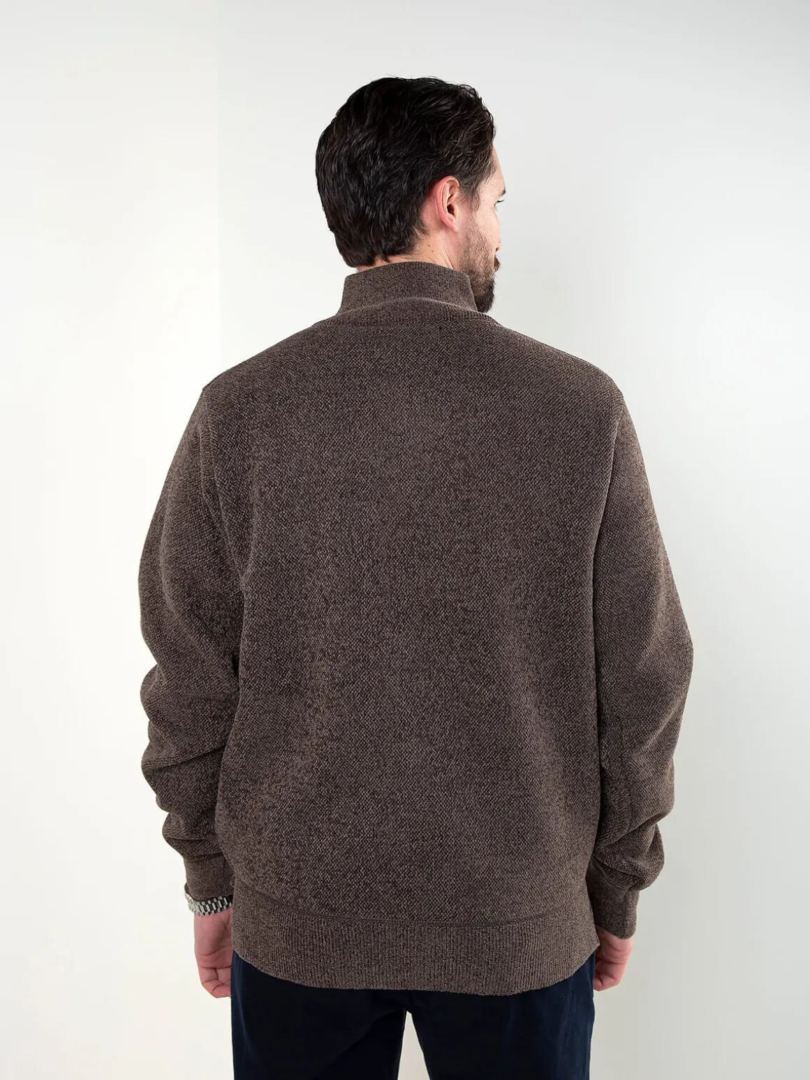 Camisola malha interior xadrez