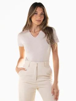 Camisola malha manga curta