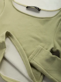 Camisola manga comprida interior polar