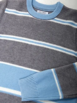 Camisola às riscas mistura viscose