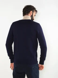 Cardigan com gola em V