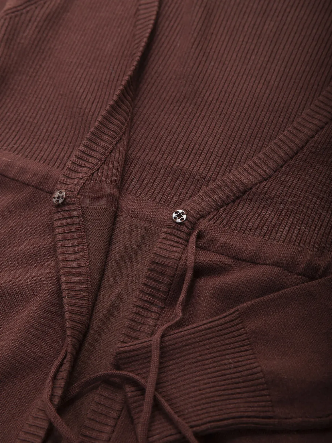 Casaco comprido de malha