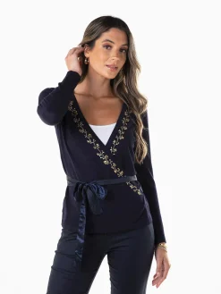 Casaco de malha trespasse