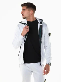 Casaco fato treino com bordados