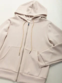 Casaco felpa desportivo com capuz