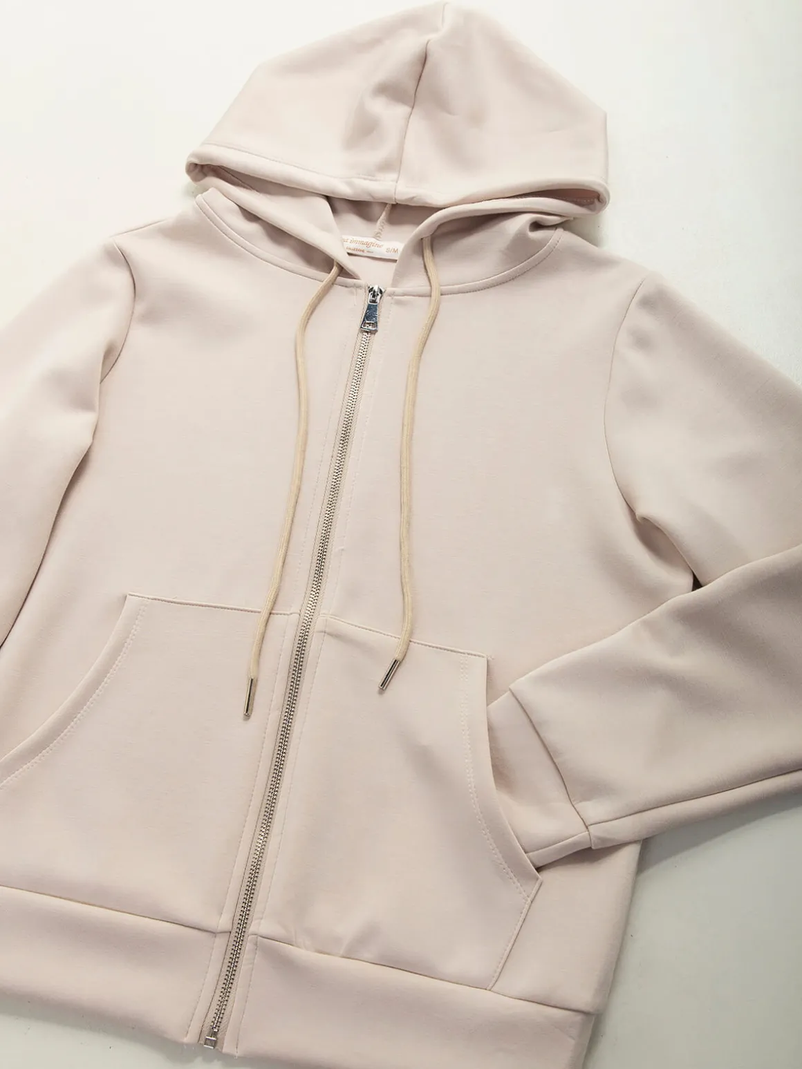 Casaco felpa desportivo com capuz