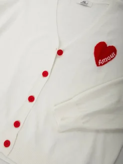 Casaco malha com coração