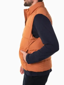 Colete acolchoado telha gola alta