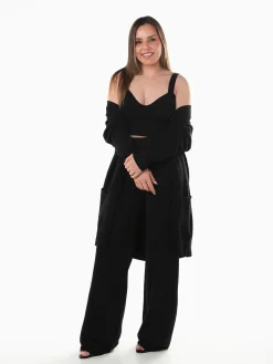 Conjunto malha mistura viscose