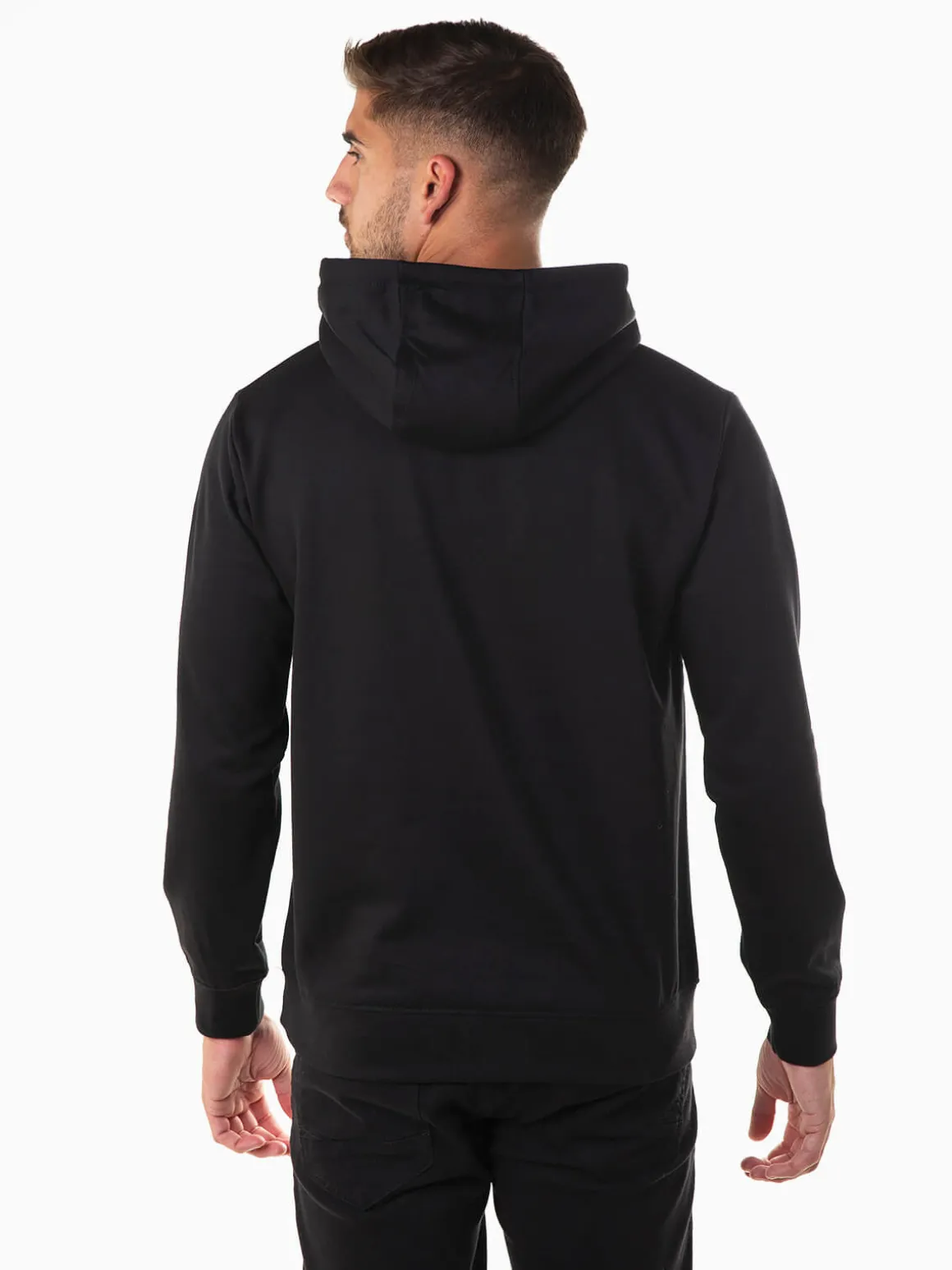 Hoodie preta com estampado