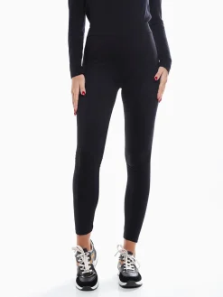 Leggings com costura frontal