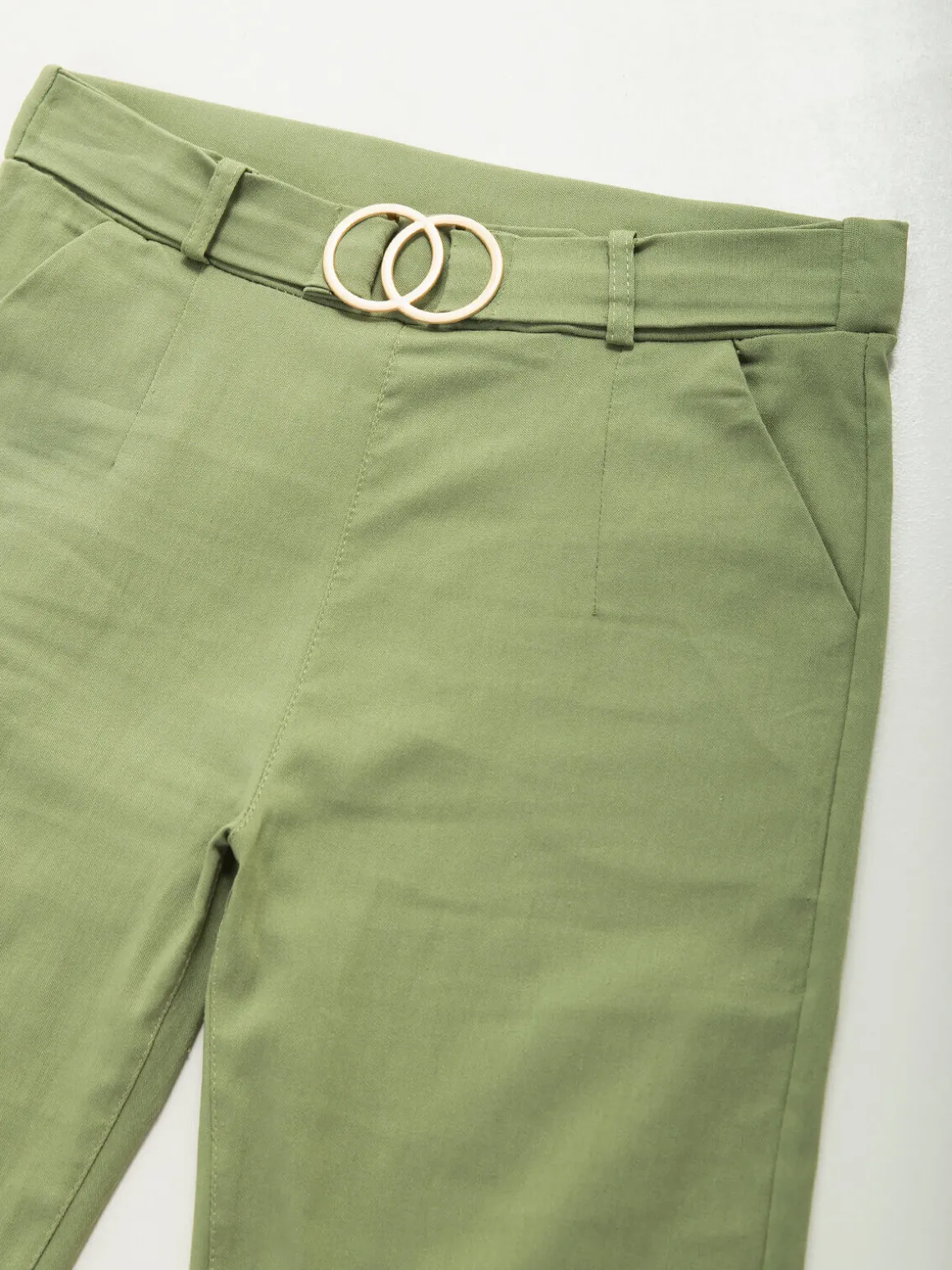 Leggings elásticas com cinto