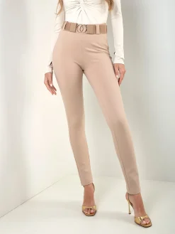 Leggings elásticas com cinto