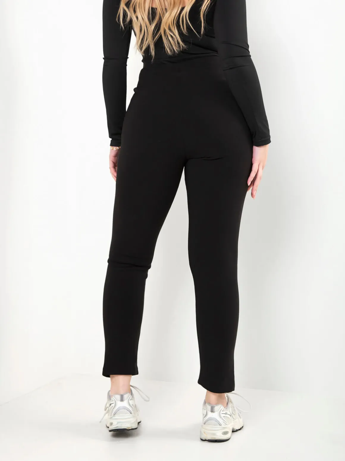 Leggings pretas com interior polar