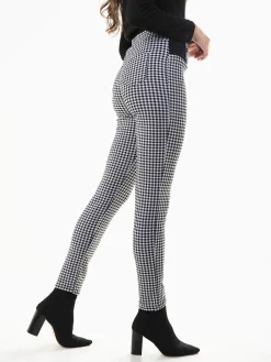 Leggings xadrez vichy cintura alta