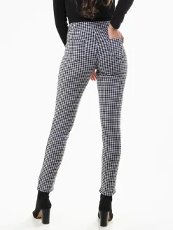 Leggings xadrez vichy cintura alta